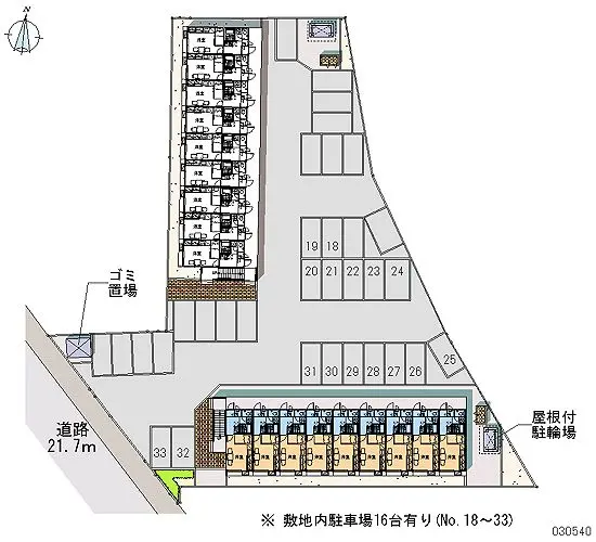 ★手数料０円★秋田市卸町２丁目　月極駐車場（LP）